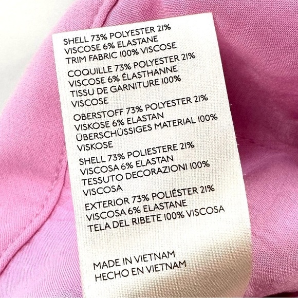 Anthropologie Maeve lilac purple pink cuffed pant pockets high-rise straight 18W - Picture 10 of 16